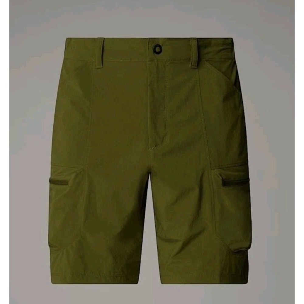 New The North Face Men 30 Olive Hiking Outdoors Fish Packable Shorts Flashdry
